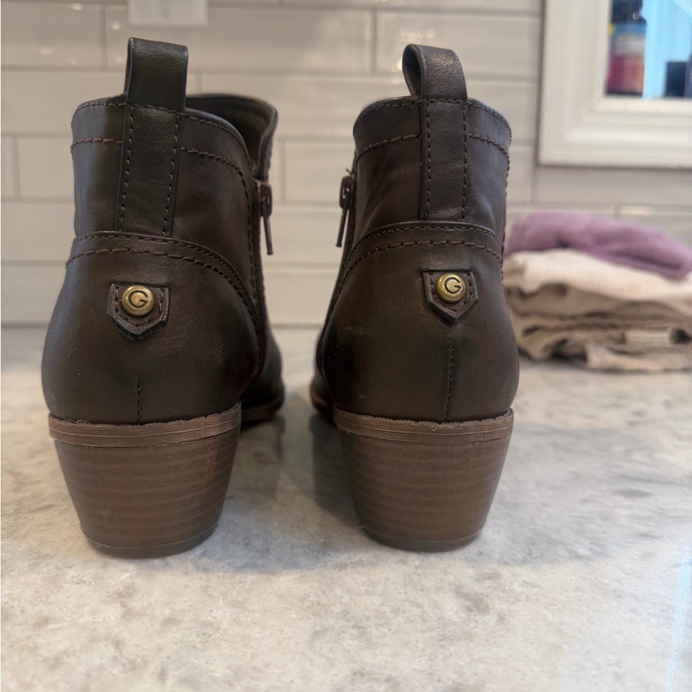 Guess Dark Brown Ankle Booties - Picture 3 of 7